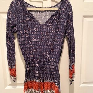 Anthropologie printed romper